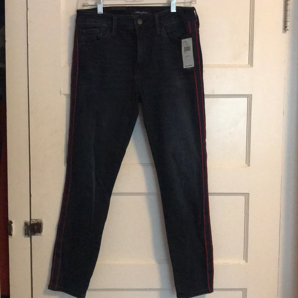Jeans with Red Stripe